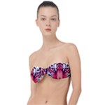 Tiger Design Classic Bandeau Bikini Top 