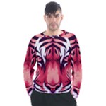 Tiger Design Men s Long Sleeve Raglan T-Shirt