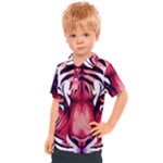 Tiger Design Kids  Polo T-Shirt
