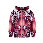 Love the tiger Kids  Zipper Hoodie
