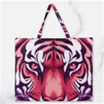 Love the tiger Zipper Large Tote Bag
