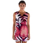 Love the tiger Wrap Front Bodycon Dress