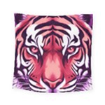 Love the tiger Square Tapestry (Small)