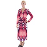 Love the tiger Velvet Maxi Wrap Dress