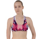 Love the tiger Criss Cross Racerback Sports Bra