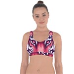 Love the tiger Cross String Back Sports Bra