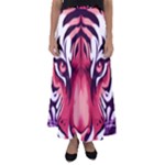 Love the tiger Flared Maxi Skirt