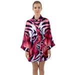 Love the tiger Long Sleeve Satin Kimono