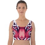 Love the tiger Velvet Crop Top