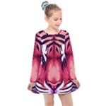 Love the tiger Kids  Long Sleeve Dress
