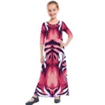 Love the tiger Kids  Quarter Sleeve Maxi Dress