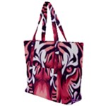 Love the tiger Zip Up Canvas Bag