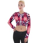 Love the tiger Long Sleeve Cropped Velvet Jacket