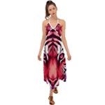 Love the tiger Halter Tie Back Dress 