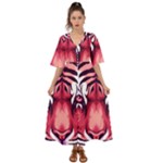 Love the tiger Kimono Sleeve Boho Dress