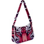Love the tiger Zip Up Shoulder Bag