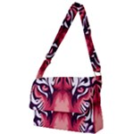 Love the tiger Full Print Messenger Bag (L)