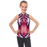 Love the tiger Kids  Sleeveless Polo T-Shirt