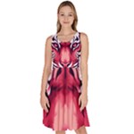 Love the tiger Knee Length Skater Dress With Pockets
