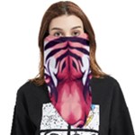 Love the tiger Face Covering Bandana (Triangle)