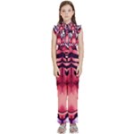 Love the tiger Kids  Sleeveless Ruffle Edge Band Collar Chiffon One Piece