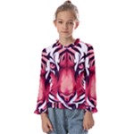 Love the tiger Kids  Frill Detail T-Shirt