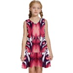 Love the tiger Kids  Sleeveless Tiered Mini Dress