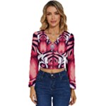 Love the tiger Long Sleeve V-Neck Top