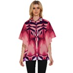 Love the tiger Women s Batwing Button Up Shirt