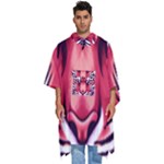 Love the tiger Men s Hooded Rain Ponchos
