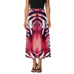 Love the tiger Classic Midi Chiffon Skirt