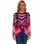 Love the tiger Long Sleeve Crew Neck Pullover Top