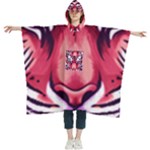 Love the tiger Women s Hooded Rain Ponchos