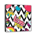 Vector Romantic Love Seamless Pattern Mini Canvas 6  x 6  (Stretched)