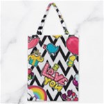 Vector Romantic Love Seamless Pattern Classic Tote Bag