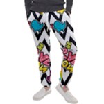 Vector Romantic Love Seamless Pattern Men s Jogger Sweatpants