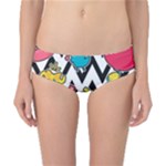 Vector Romantic Love Seamless Pattern Classic Bikini Bottoms