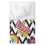 Vector Romantic Love Seamless Pattern Duvet Cover (Single Size)