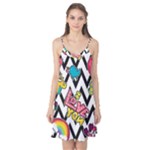 Vector Romantic Love Seamless Pattern Camis Nightgown 
