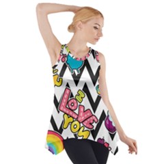 Side Drop Tank Tunic 