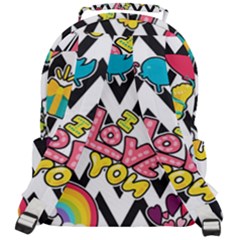 Rounded Multi Pocket Backpack 
