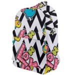 Vector Romantic Love Seamless Pattern Classic Backpack