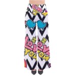 Vector Romantic Love Seamless Pattern So Vintage Palazzo Pants