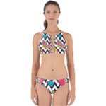 Vector Romantic Love Seamless Pattern Perfectly Cut Out Bikini Set
