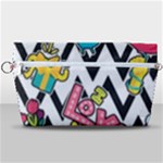 Vector Romantic Love Seamless Pattern Handbag Organizer