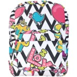 Vector Romantic Love Seamless Pattern Full Print Backpack