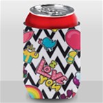 Vector Romantic Love Seamless Pattern Can Holder