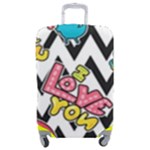 Vector Romantic Love Seamless Pattern Luggage Cover (Medium)