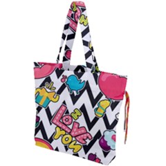 Drawstring Tote Bag 