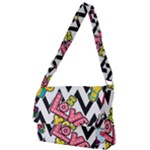 Vector Romantic Love Seamless Pattern Full Print Messenger Bag (S)